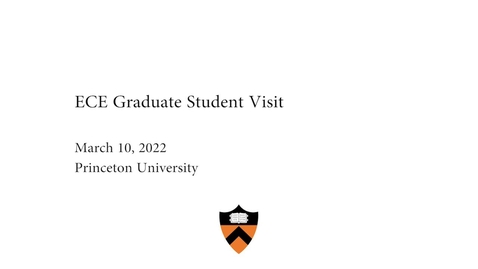 Thumbnail for entry ECE Graduate Student Visit March 10, 2022