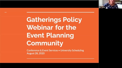 Thumbnail for Gatherings Policy
