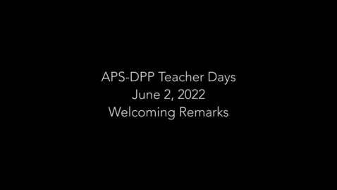 Thumbnail for 02June2022WelcomingRemarks