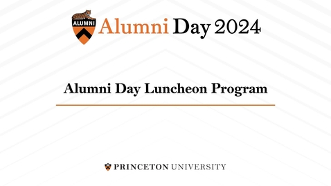 Thumbnail for 2024 Alumni Day: Luncheon