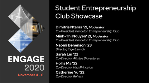 Thumbnail for entry Student Entrepreneurship Club Showcase