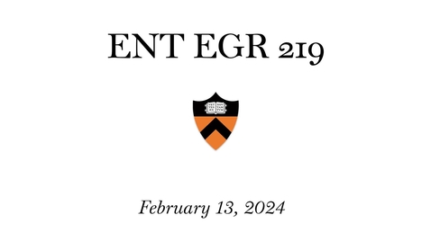 Thumbnail for ENT-ERG 219 2.13.24