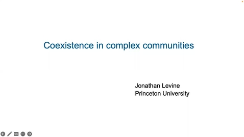 Thumbnail for EEB 522 Seminar Series- Jonathan Levine