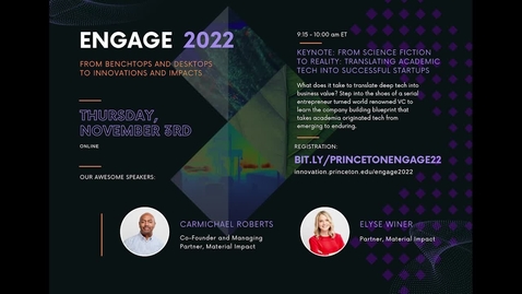 Thumbnail for entry Opening Remarks and Keynote Session - Engage 2022