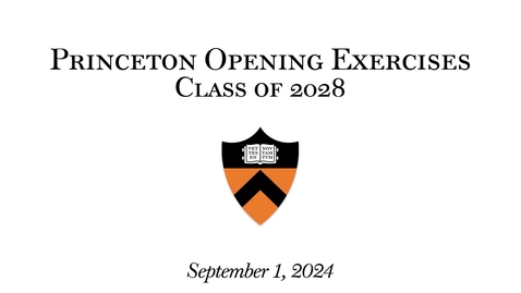 Thumbnail for Opening Exercises Class of 2028