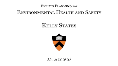 Thumbnail for 2025 Event Planning 101: &quot;EHS&quot;