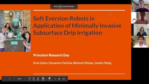 Thumbnail for entry Soft Eversion Robots in Application of Minimally Invasive Subsurface Drip Irrigation