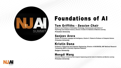 Thumbnail for entry NJ AI Summit - Foundations of AI