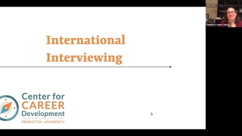 Thumbnail for entry Interviewing with International Employers