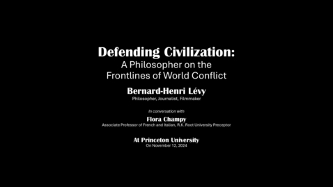Thumbnail for Defending Civilization: A Philosopher on the Frontlines of World Conflict