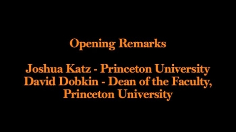 Thumbnail for Opening Remarks