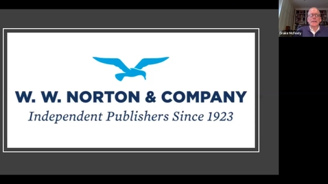 Thumbnail for An Independent Publisher Turns 100, featuring W. Drake McFeely (A Virtual FPUL event)
