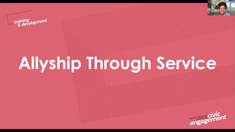 Thumbnail for Allyship Through Service - Pace Center for Civic Engagement