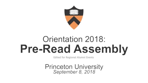 Thumbnail for entry 2018 Alumni Pre-Read Assembly Highlights