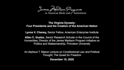Thumbnail for entry The Virginia Dynasty: Four Presidents and the Creation of the American Nation