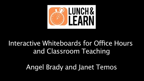 Thumbnail for Lunch &amp; Learn: SMART Tech­nolo­gies at Prince­ton