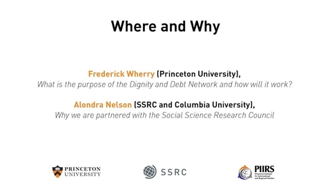 Thumbnail for The Dignity &amp; Debt Network Conference - Where and Why