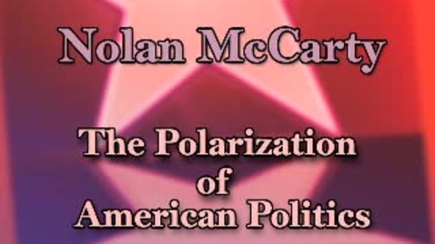 Thumbnail for entry The Polarization of American Politics