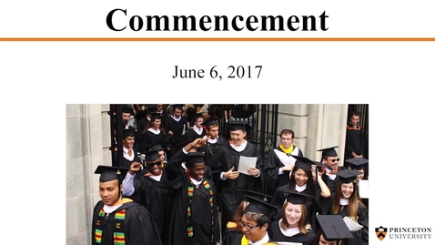 Thumbnail for entry 2017 Commencement Ceremony