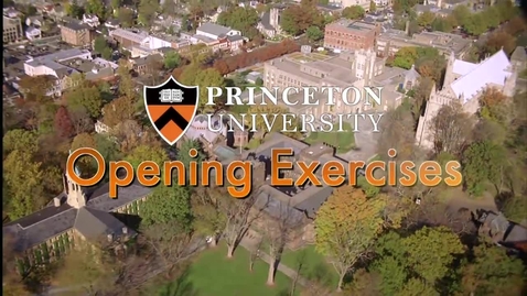 Thumbnail for Opening Exercises 2013: A University Convocation