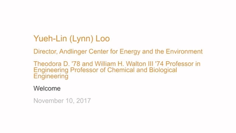 Thumbnail for Welcome - Yueh-Lin (Lynn) Loo
