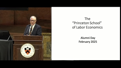 Thumbnail for 2025  Alumni Day: Madison Medal Lecture - David Card *83