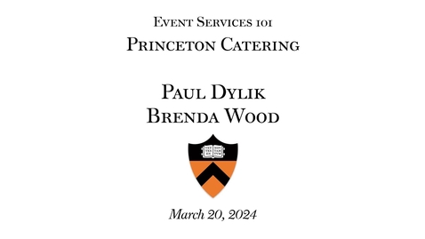 Thumbnail for 2025 Event Planning 101: &quot;Princeton Catering&quot;