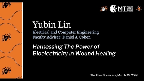 Thumbnail for Three Minute Thesis 2026 Final Showcase: Yubin Lin