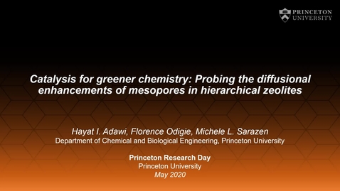 Thumbnail for entry Probing the diffusional enhancements of mesopores in hierarchical zeolites during liquid-phase Friedel-Crafts alkylation of 1,3,5-trimethylbenzene with benzyl alcohol
