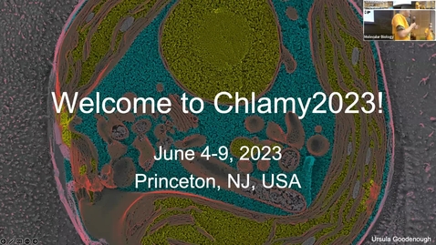 Thumbnail for entry Chlamy 2023  - Welcome and Keynote 1 Alison Smith