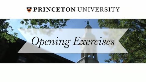 Thumbnail for entry Opening Exercises 2014: A University Convocation
