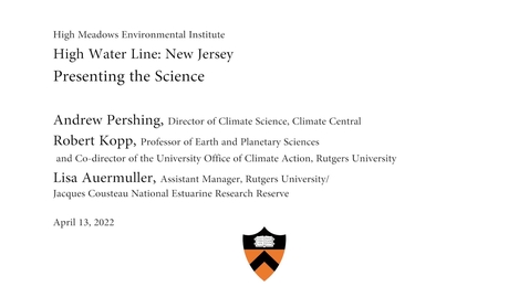 Thumbnail for entry HMEI:  High Water Line New Jersey &quot;Presenting the Science&quot;