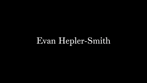 Thumbnail for Porter Ogden Jacobus Fellow 2014-2015 - Evan Hepler-Smith