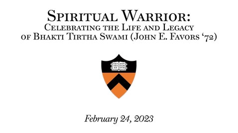 Thumbnail for Spiritual Warrior: Celebrating the Life And Legacy of Bhakti Tirtha Swami (John E. Favors '72)
