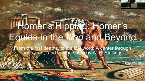 Thumbnail for Department of Classics 2023 Fagles Lecture
