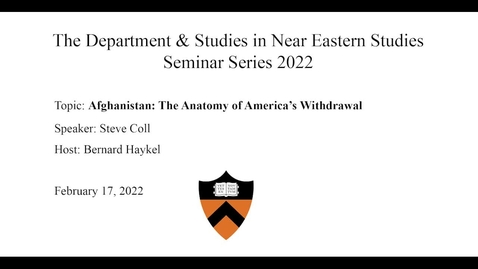 Thumbnail for Afghanistan- The Anatomy of America’s Withdrawal by Steve Coll