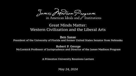 Thumbnail for Great Minds Matter: Western Civilization and the Liberal Arts with Ben Sasse