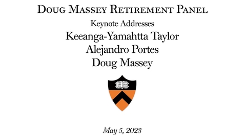 Thumbnail for entry Doug Massey Retirement: &quot; Keynotes Addresses&quot;