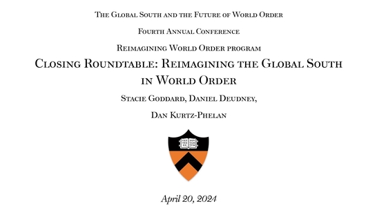 The Global South and the Future of World Order 4th Annual Conference: 