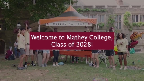 Thumbnail for 2028 Mathey Welcome Video