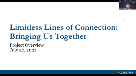 Thumbnail for entry Creating Limitless Lines of Connection: Bringing Us Together Kick Off Meeting [Visual &amp; Audio]