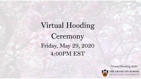 Thumbnail for entry Graduate Hooding 