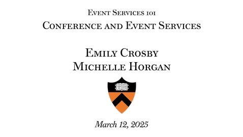 Thumbnail for 2025 Event Planning 101: &quot; Conference and Event Services&quot; 