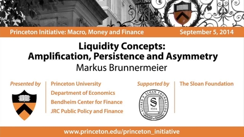 Thumbnail for entry Liquidity Concepts: Amplification, Persistence and Asymmetry