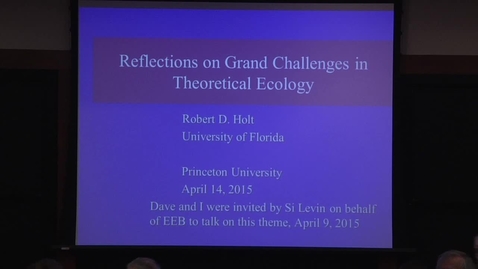 Thumbnail for The Grand Challenges In Theoretical Ecology