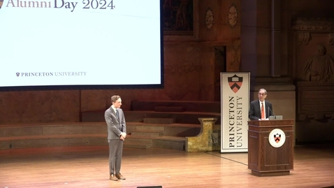 Thumbnail for 2024 Alumni Day: Pyne Prize Winners Casey Beidel '24 and Brian Li '24