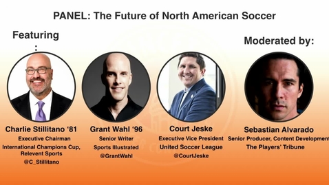 Thumbnail for entry Princeton Soccer Conference - Panel: The Future of North American Soccer