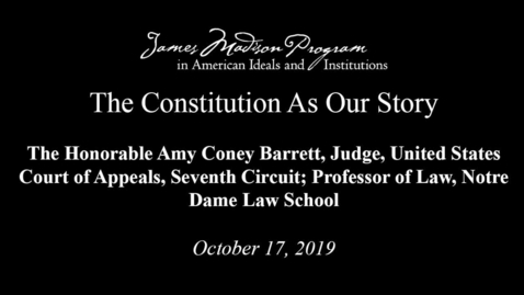 Thumbnail for entry The Constitution As Our Story