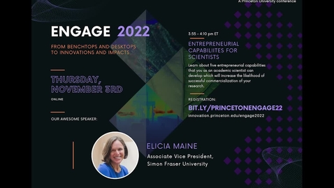 Thumbnail for Entrepreneurial Capabilities for Scientists - Engage 2022