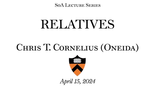 SoA Lecture Series: 'Relatives